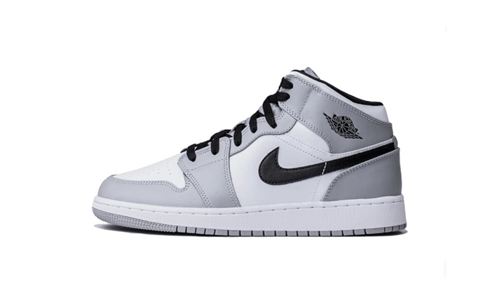 AIR JORDAN 1 MID LIGHT SMOKE GREY