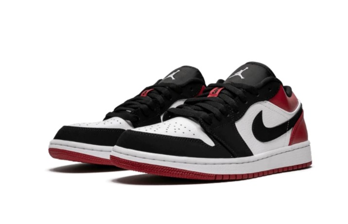 AIR JORDAN 1 LOW BLACK TOE