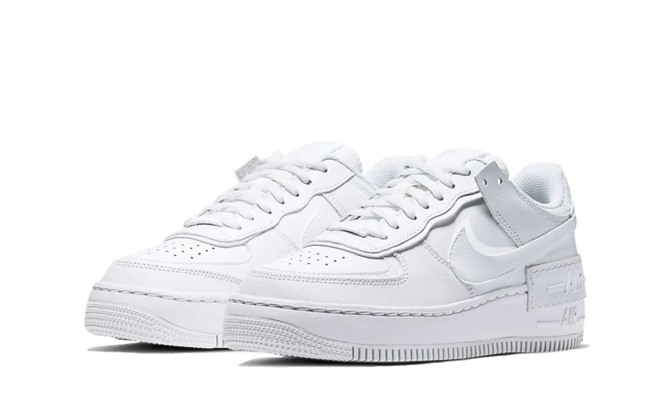 NIKE AIR FORCE 1 SHADOW TRIPLE WHITE