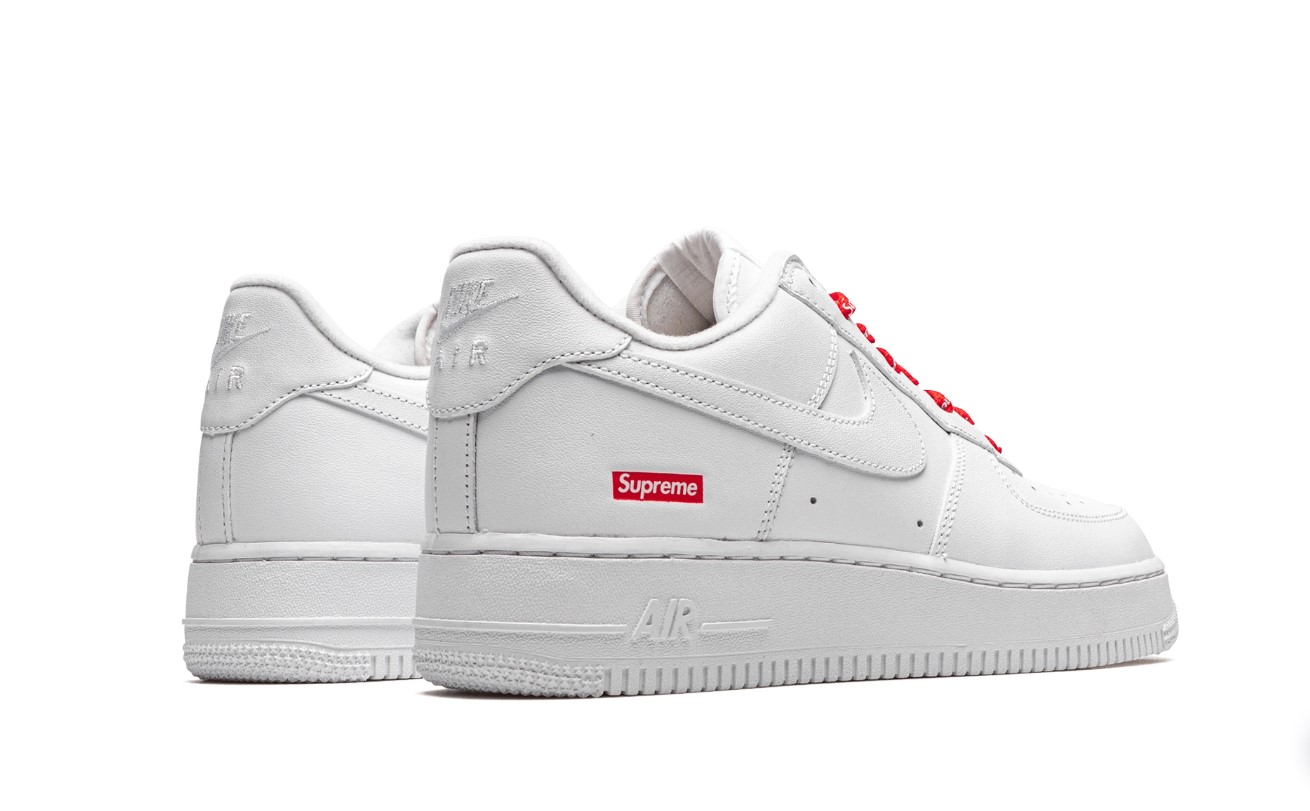 NIKE AIR FORCE 1 WHITE SUPREME